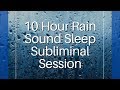 Motivation to Get Things Done - (10 Hour) Rain Sound - Sleep Subliminal - By Thomas Hall