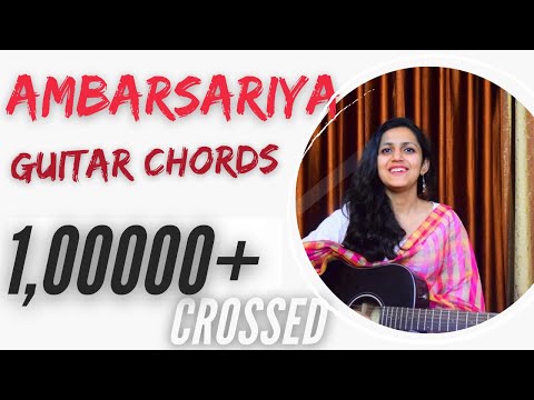 Ambarsariya Guitar Chords Lesson | Simple Lesson | Sona Mohapatra (Fukrey)
