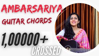 Video thumbnail of "Ambarsariya Guitar Lesson | Easy Guitar Chords | Sona Mohapatra (Fukrey) | Musiwale"