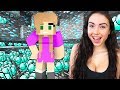 FINDING DIAMONDS IN MINECRAFT! Minecraft w/ My Boyfriend