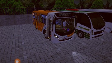 Proton bus simulator 2 com MOD map Novo recanto linha garagem com mascarello gran via 2019 a noite