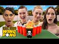 Lili Reinhart, Lola Tung, Victoria Pedretti, and Alexandra Shipp Play Hot Ones Wing Pong