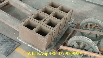Uzbekistan Hollow Block 390x190x190mm QTJ4-28 Sand Cement Blocks