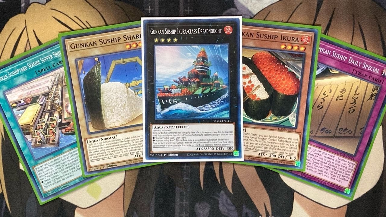 My Gunkan Suship Yugioh Deck Profile for August 2021 YouTube