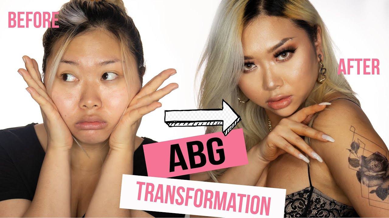 ABG Asian  Baby  Girl  Transformation Makeup tutorial  
