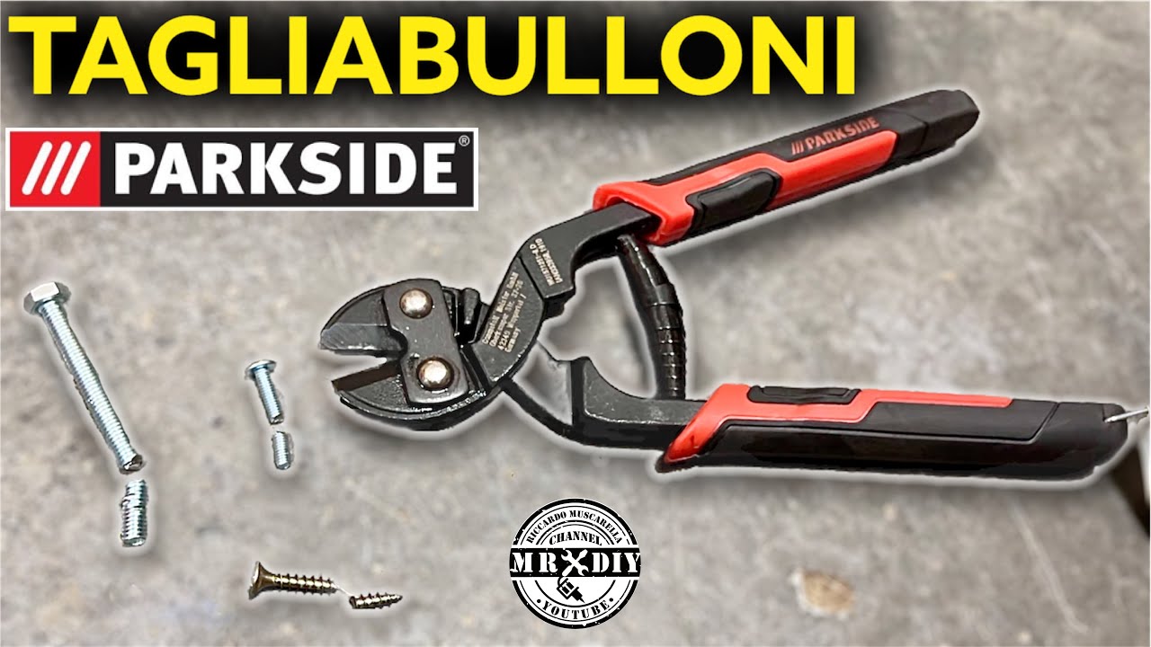 Trancia Tagliabulloni 35 Cm - Con Lame Nere Ad Alta Resistenza, Taglio Fino A Durezza Rockwell C40
