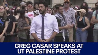 UT Austin Palestine rally: Greg Casar speaks to those attending protest | FOX 7 Austin