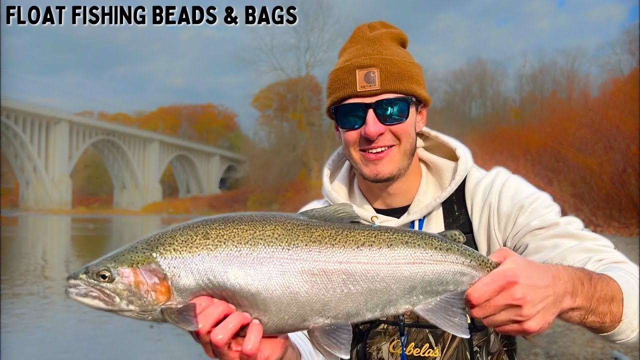 FLOAT FISHING for STEELEHAD with Beads & Bags 