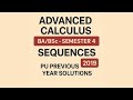 PU 2019 calculus | PU 4th semester maths