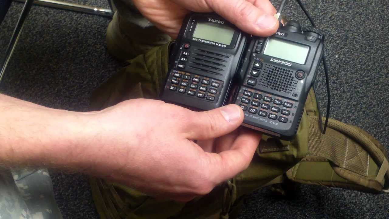 Yaesu VX-8DR: Scanning Memory and VFO Mode - YouTube