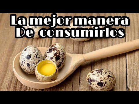 Video: Cómo Comer Huevos De Codorniz Crudos