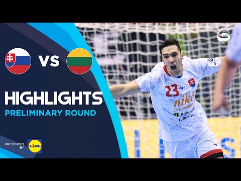 Slovakia vs Lithuania | Highlights | Preliminary Round | Men's EHF EURO 2022