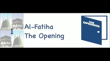 001 Surah Al-Fatiha | Abdu Rahman Al-Sudais | سورة الفاتحة | عبدالرحمن السدیس