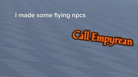 Mini Dev Log #2: I made flying NPCs 🐦‍🔥