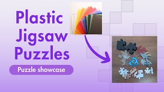 Plastic jigsaw puzzles showcase