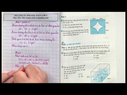 Video Giải bài: Luyện tập chung trang 179, 180 - SGK Toán 5 - youtube