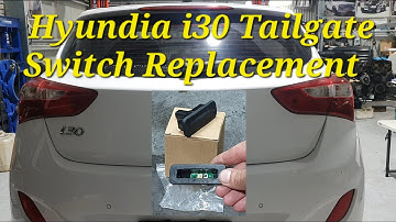 Hyundai i30 2012-17 Tailgate Switch Replacement...