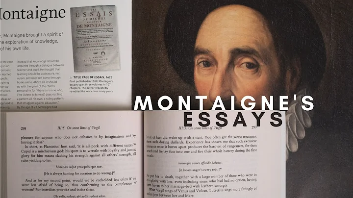 Die Schönheit von Montaignes Essays + Kanalupdate