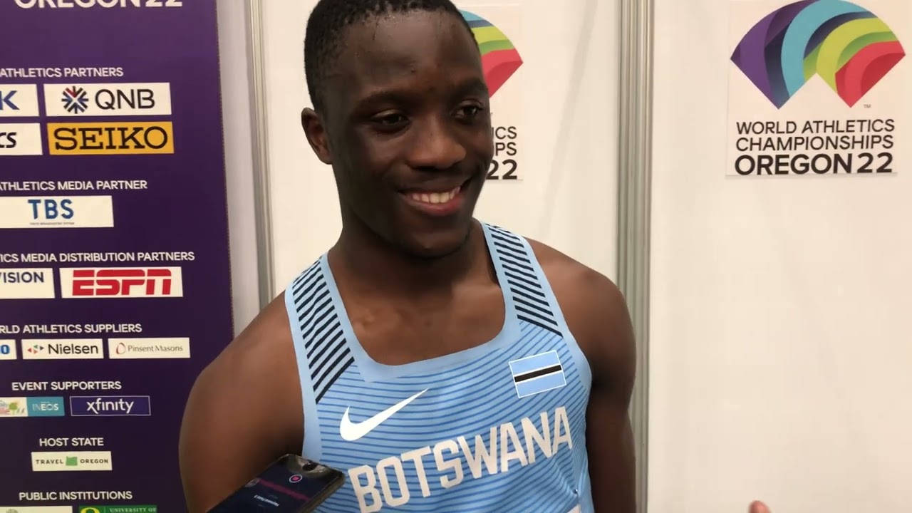 Botswana S Letsile Tebogo Breaks U20 100m World Record Youtube