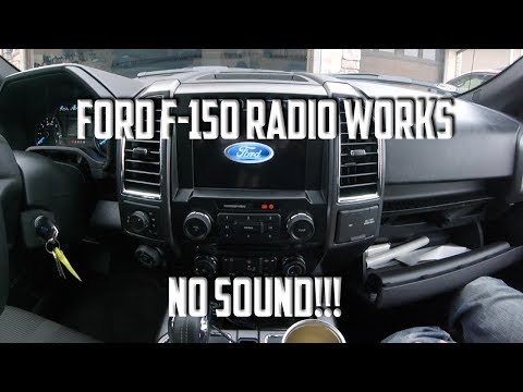 Ford F150 Radio Works - No Sound/Audio - How to Fix