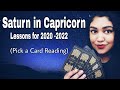 Saturn in Capricorn 2020-2022 | Pick A Card Reading | Lessons from Saturn