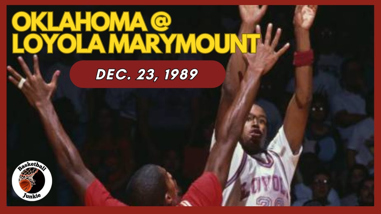 [Full Game] #7 Oklahoma at Loyola Marymount | Dec. 23, 1989