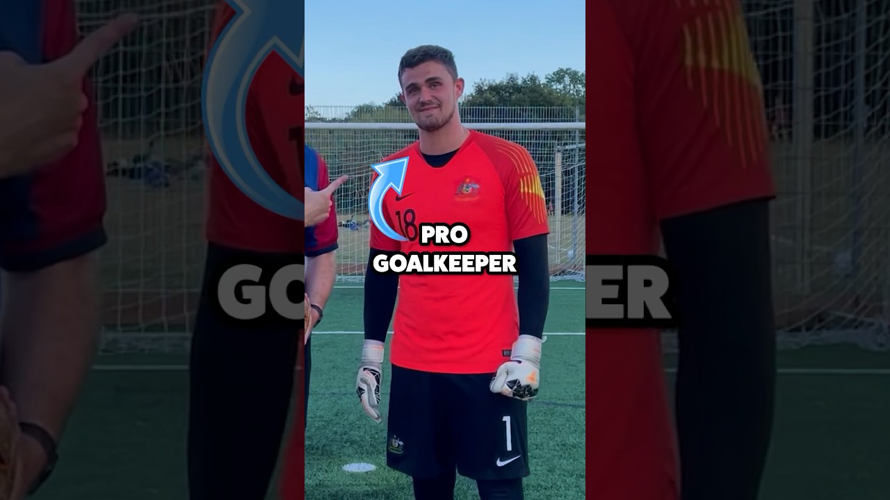 Penalty Challenge vs PRO Goalkeeper! 😮‍💨🧤 #football #footballchallenge #manners10