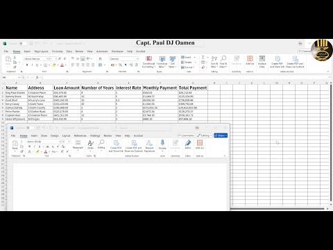 How to Create a Mail Merge in Word Document using Excel
