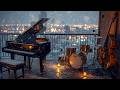 Winter Balcony Ambience with Relaxing Jazz Music 50