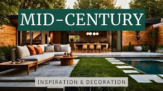 Mid-Century Modern Backyard Design: Timeless Outdoor Elegance 2024