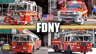 *EVERYBODY GOES!* [New York] FDNY Engine 54, Ladder 4 & Battalion 9 Responding!