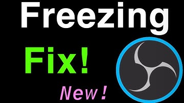 OBS STUDIO HOW TO FIX FREEZING PROBLEMS!