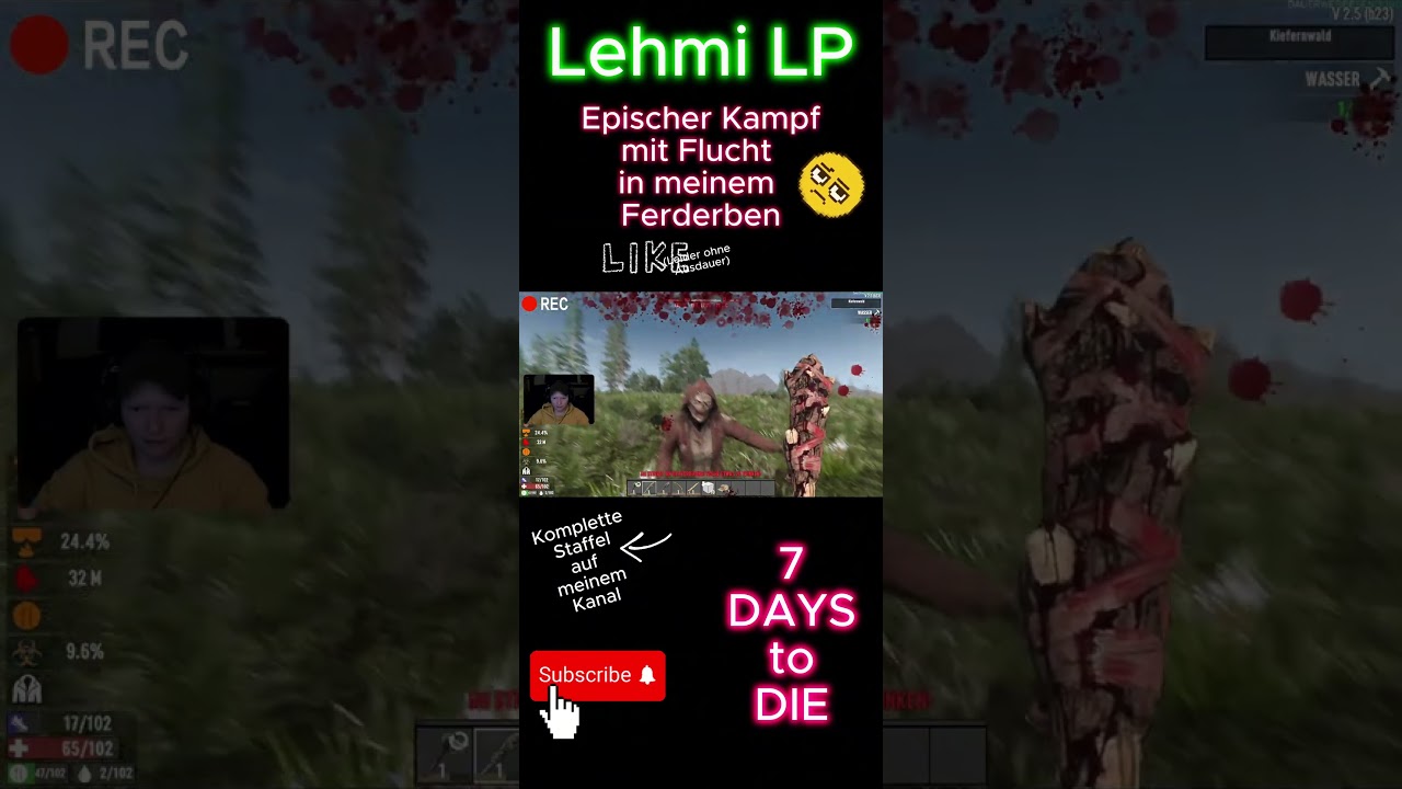 Epischer Kampf | #Lehmi LP #survival #clips #gaming #2025 #schenktliebe #horror #scary