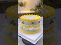 Simple & Beautiful Cake Design 🎂😍 #shorts