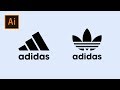 How To Make Adidas Logo In Adobe Illustrator | Thuy Uyen Design