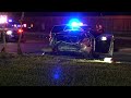 Suspect in custody after police pursuit ends in crash on Westheimer
