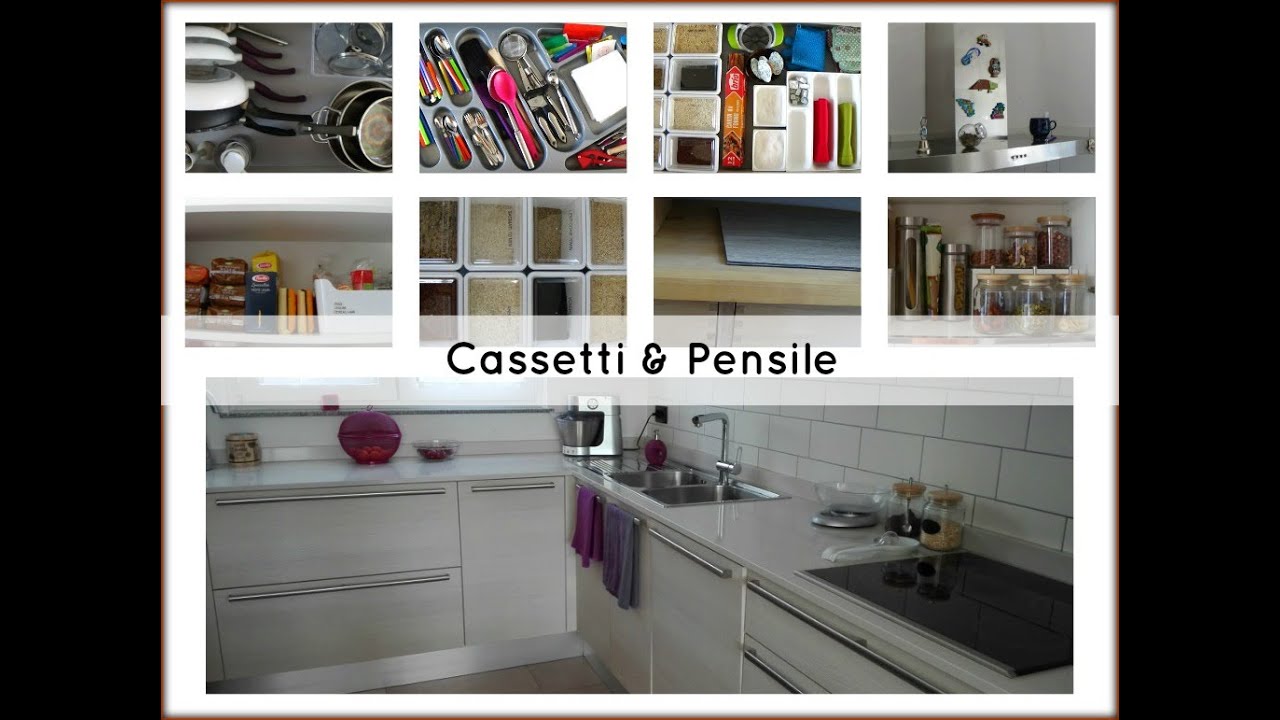 Pulizia e organizzazione cucina: cassetti e pensile youtube Come sgrassare bene i pensili della cucina