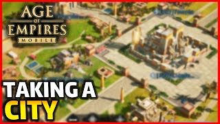 How to take a City in AGE OF EMPIRES MOBILE - AOEM screenshot 5