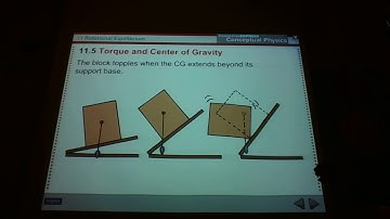 Physics- Ch 11 Torque and Center of Gravity