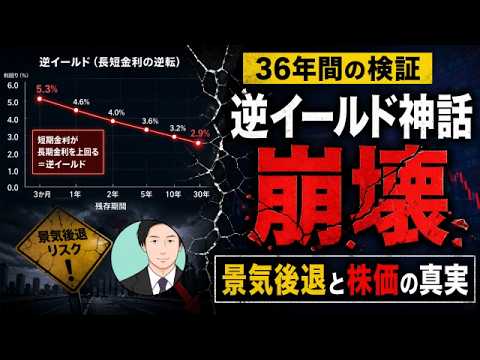 【暴落サインは嘘だった】逆イールド神話の崩壊 景気後退と株価の真実