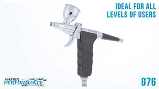 Pistol Trigger Gravity Feed Airbrush, Spray Gun Fan Air Cap 0.3mm