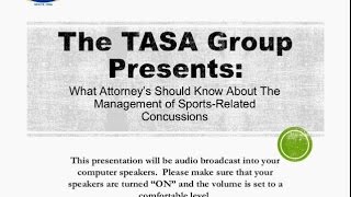 What Attorneys Should Know About the Management of Sports Related Concussions
