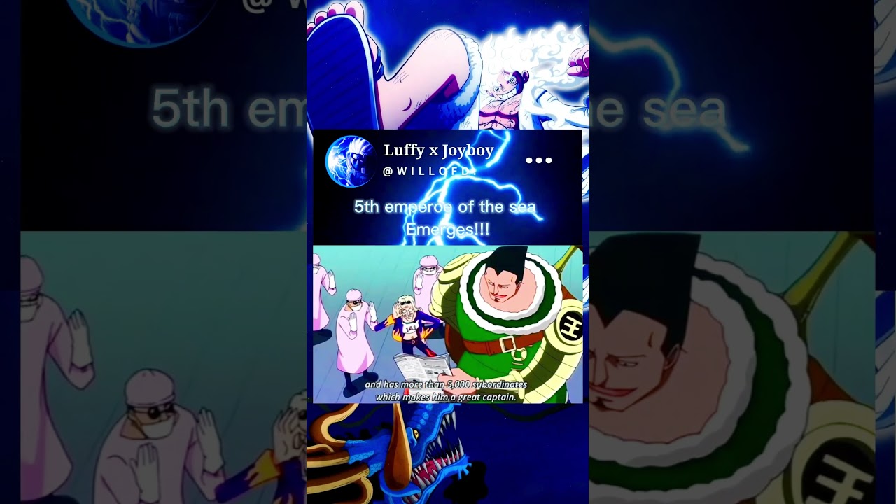 5th emperor of the sea Monkey D. Luffy 