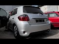 Toyota Auris 1.6VVT-i, custom exhaust