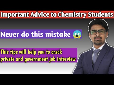 How To Be A Good Chemistry Student
