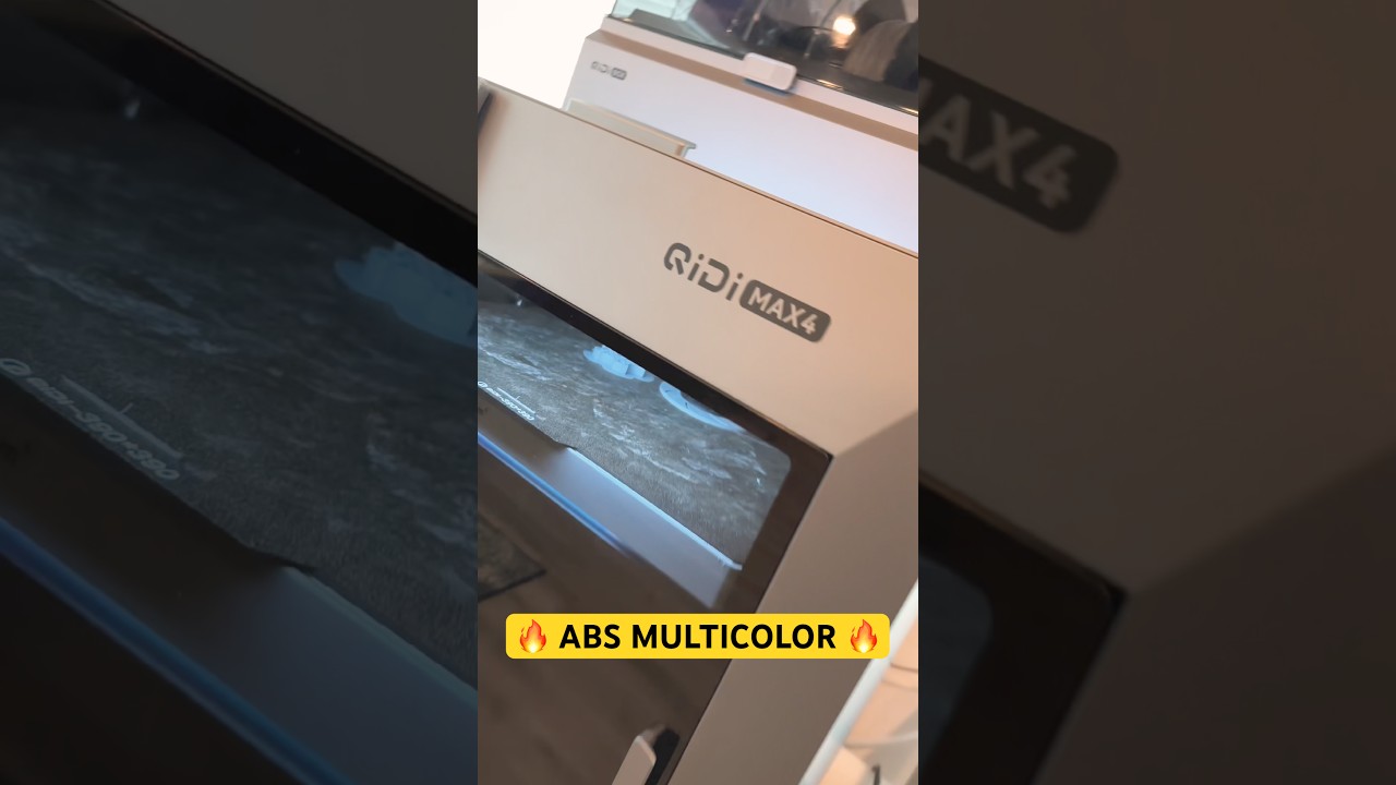 ABS Multicolor on the Qidi Max 4!