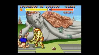 SFC ストリートファイターII LV.7クリア ブランカ編