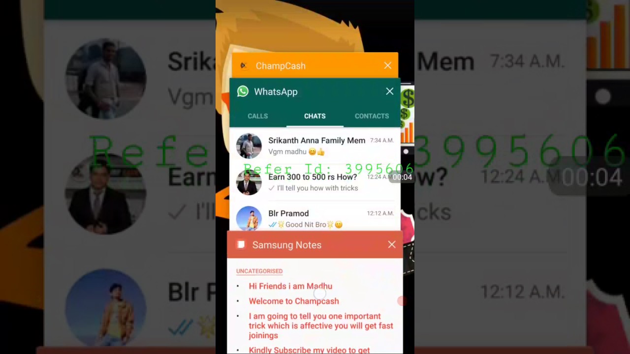 Champcash | 2017 | How to post adds in WhatsApp groups Latest Trick | 50 to 100 Joinings Daily