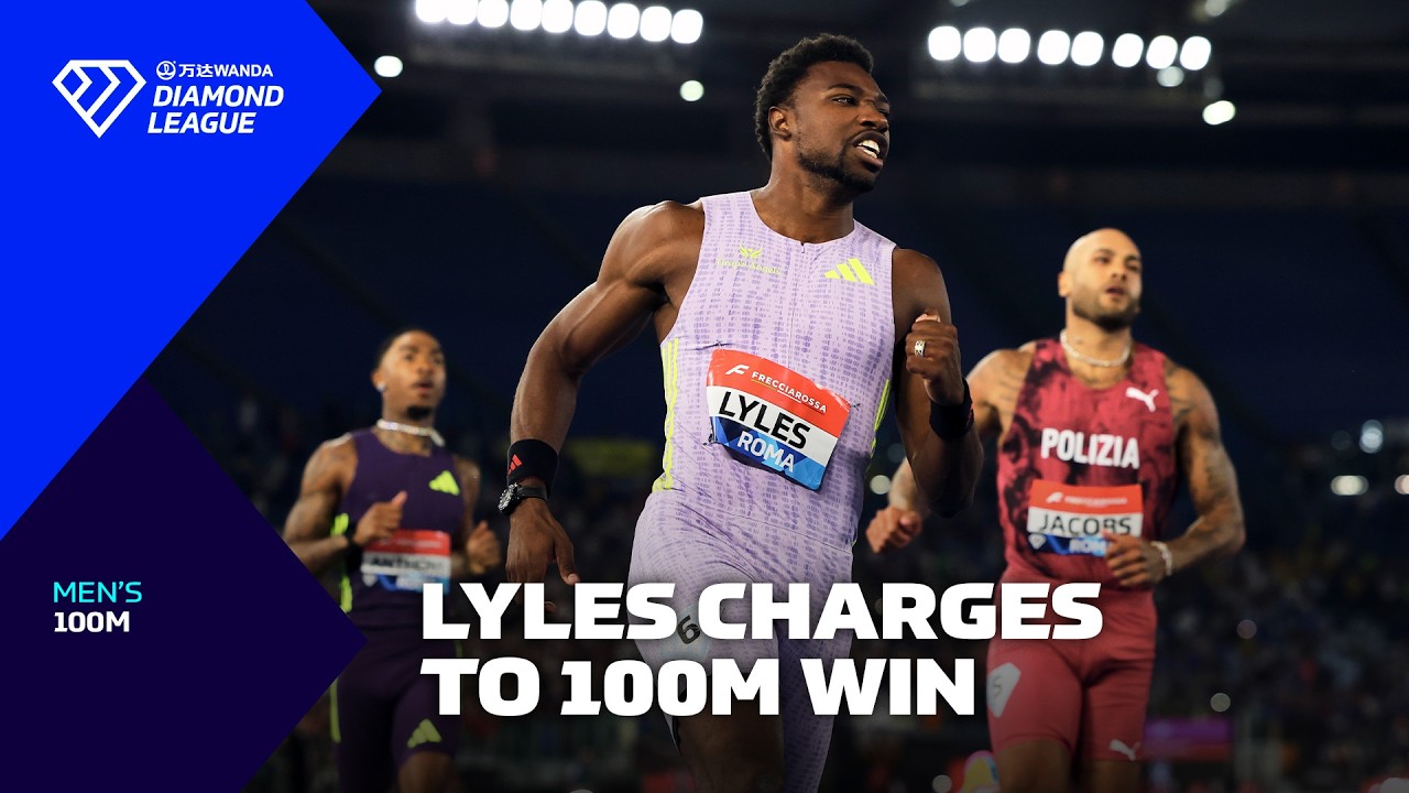 Noah Lyles DELIVERS in Rome - Wanda Diamond League 2026