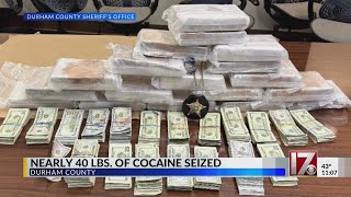 Nearly 40 lbs. of cocaine seized